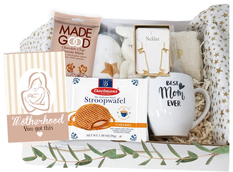Zelica Ultimate New MOM Gifts, Care Package/Gift Basket, New Baby Gift, Expecting Pregnant Women, Mother to be Baby Shower, Pregnancy or After Birth, Surgery, Milestone Baby Blanket, Mother's Day Gift - Image 5